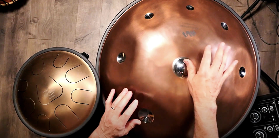 How to create mesmerizing sound compositions on handpan and tongue drum 🎶