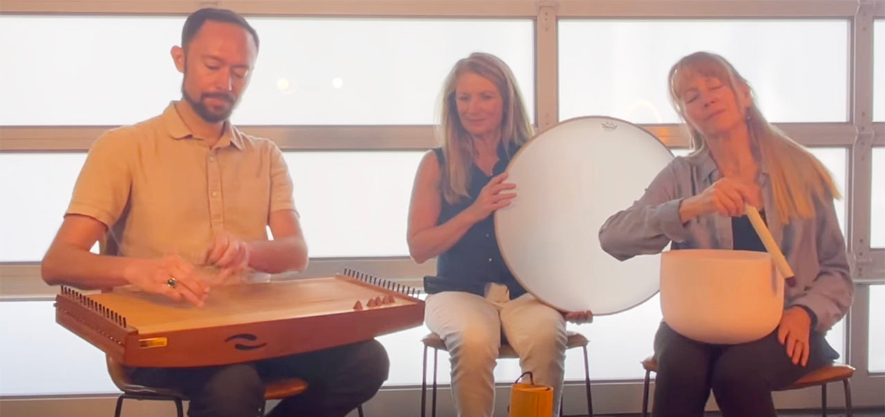 "Sound Healing Online: Reduces Pain, Stress and Discomfort with Lasting Effects"  - a new study published in the JOURNAL OF MUSIC AND MEDICINE