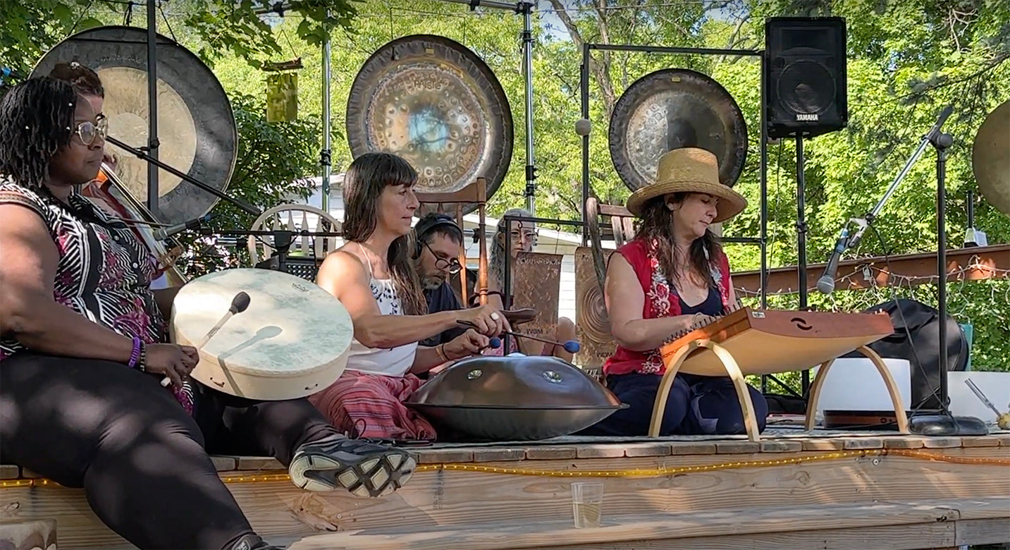 The best kind of DRONES are musical drones  - Watch this video of the International Drone Day Celebration in Marlboro, New York featuring our instruments