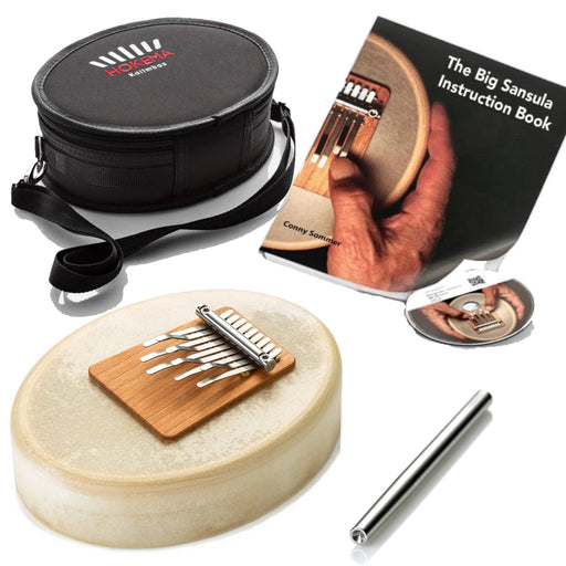 Hokema Sansula Deluxe kalimba with a bag, tuning tool and instruction book | weplaywelltogether
