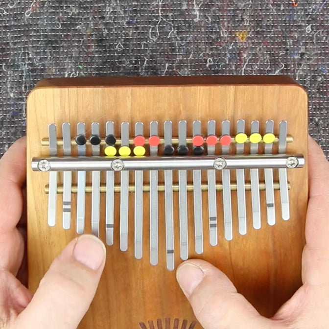 Hokema Kalimba B17 with Chord Magnets |weplaywelltogether