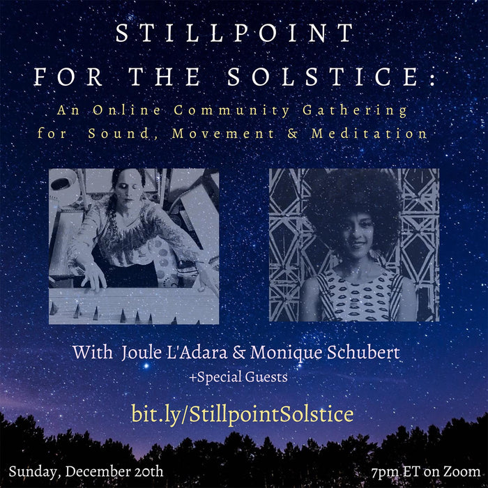 Stillpoint for the Solstice: A Free online Event featuring We Play Well Together Instruments
