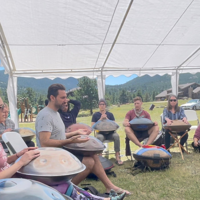 🏔We Play Well at STEEL MOUNTAIN Handpan Gathering in Estes Park, Colorado