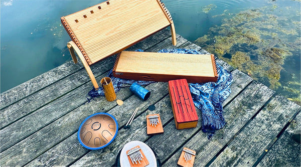D-minor Intuitive Soundscapes Collection — handcrafted sound healing instruments in D-minor tunin