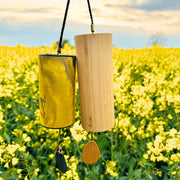 Yellow Zaphir and Koshi Aria chimes in nature | weplaywelltogether