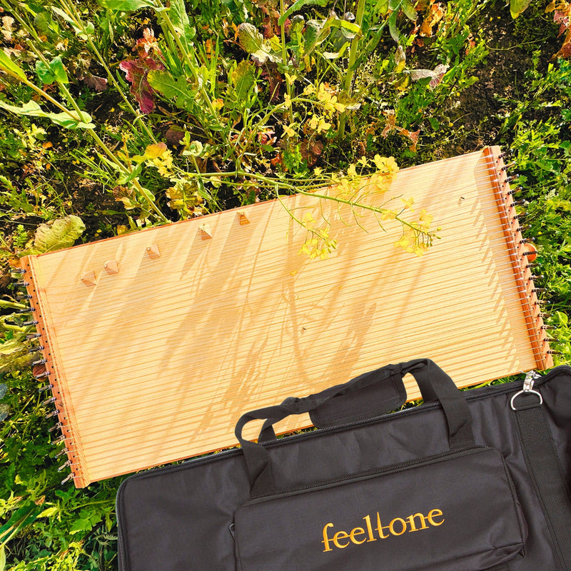 feeltone Monolina Monochord and carrying case in nature | weplaywelltogether