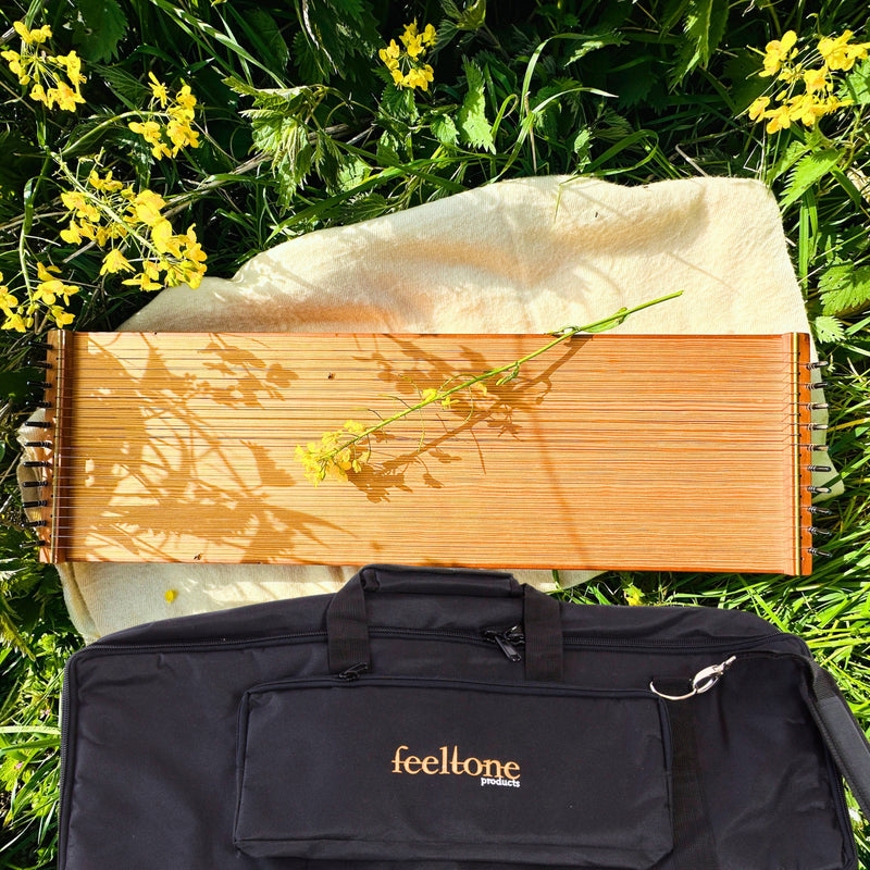 feeltone Monolini Monochord and carrying case in nature | weplaywelltogether