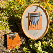 Hokema Sansula Renaissance and B5 kalimbas in Aria tuning | weplaywelltogether