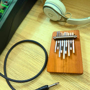 Hokema B9 elecktro kalimba with cables and headphones | weplaywelltogether