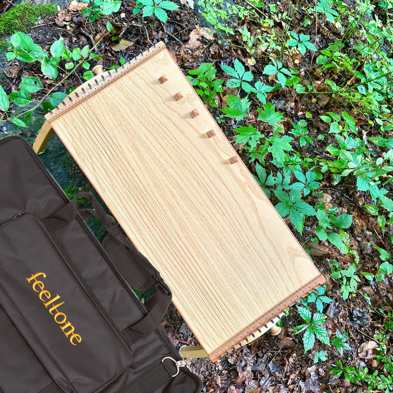 feeltone Monolina Monochord and carrying case in nature | weplaywelltogether