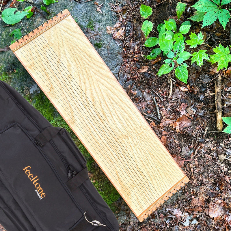 feeltone Monolini Monochord and carrying case in nature | weplaywelltogether