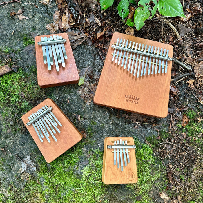 KALIMBA SET: B5, B7, B9, B17 EARTH (C-Major) 440hz