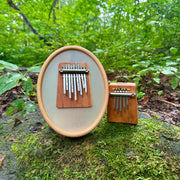 Hokema Renaissance and B5 kalimbas in nature  | weplaywelltogether