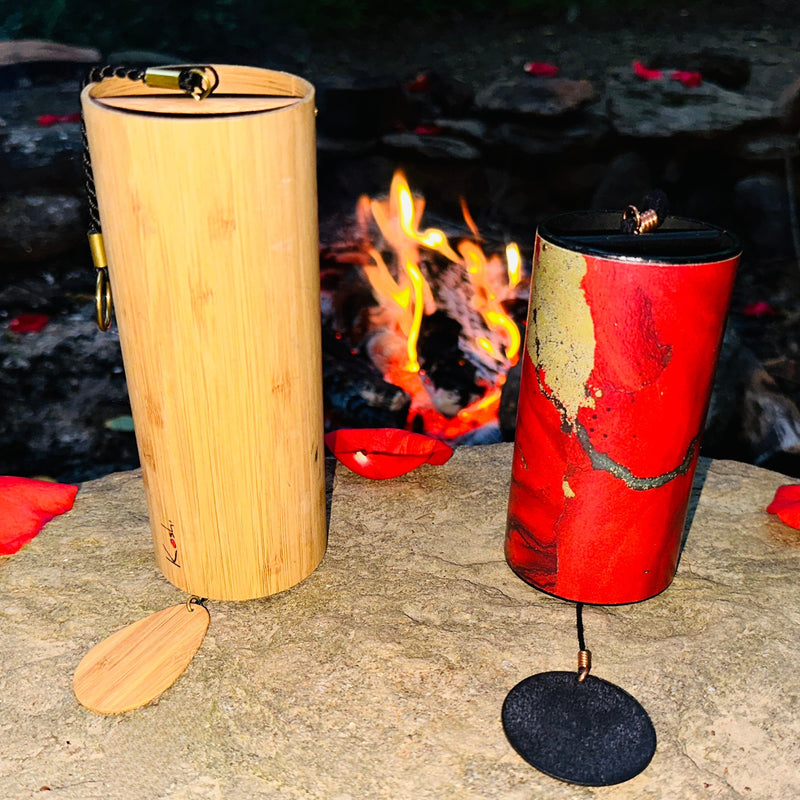 Red Zaphir and Koshi Ignis chimes by the campfire | weplaywelltogether
