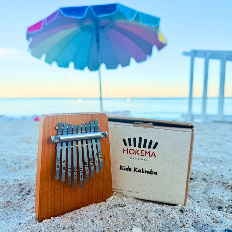 HOKEMA Kids Kalimba – 9-Note Thumb Piano for Children | Handmade in Germany | Perfect First Instrument