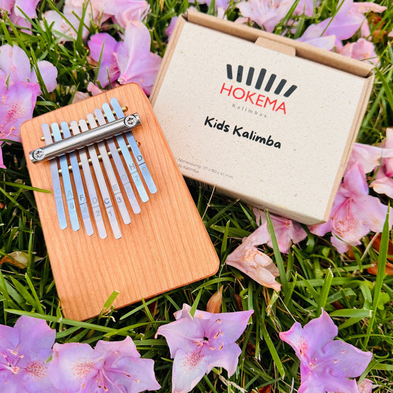 HOKEMA Kids Kalimba – 9-Note Thumb Piano for Children | Handmade in Germany | Perfect First Instrument