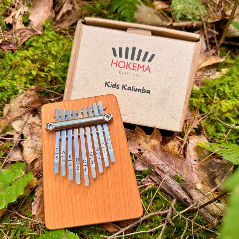 HOKEMA Kids Kalimba – 9-Note Thumb Piano for Children | Handmade in Germany | Perfect First Instrument