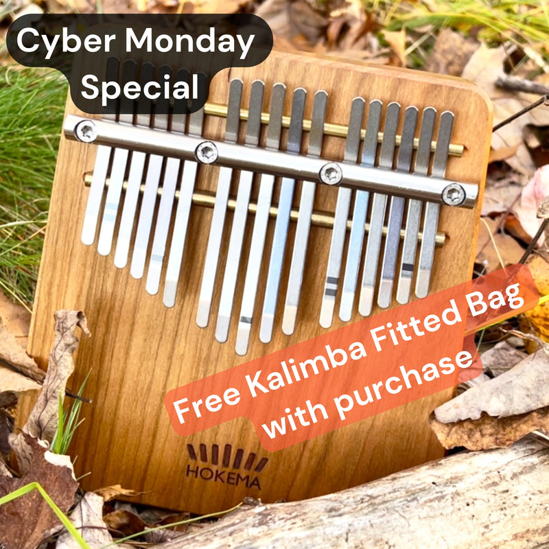Cyber Monday flyer - Hokema B5 kalimba | weplaywelltogether