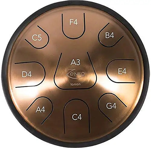 map to Zenko Ionian metal tongue drum | weplaywelltogether