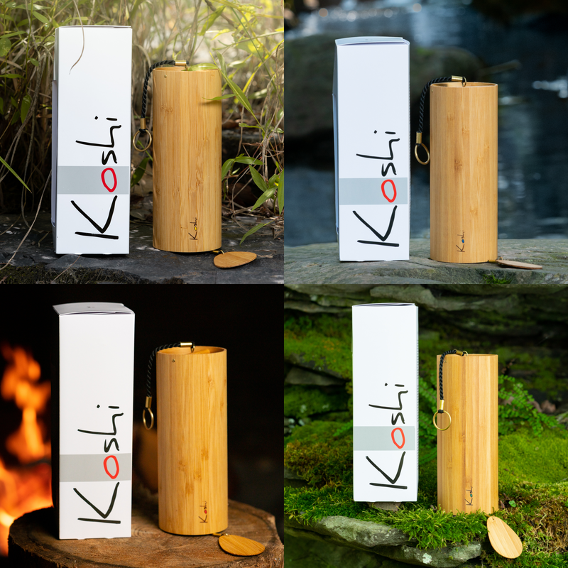 Set of Koshi elemental chimes - Aria, Aqua, Ignis and Terra | weplaywelltogether