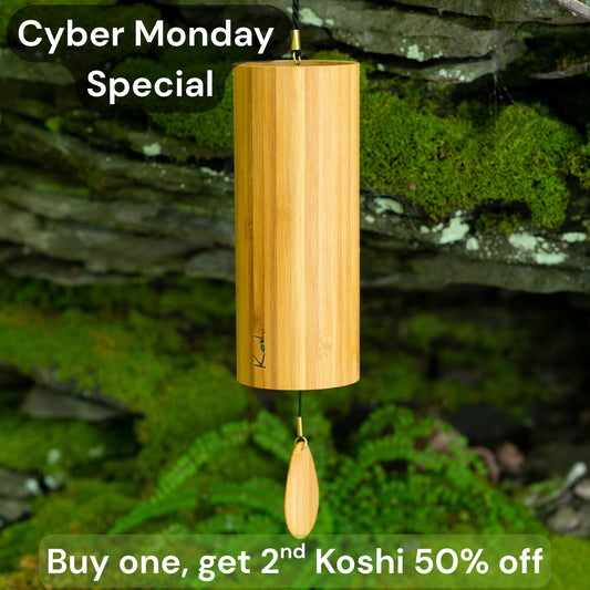 Cyber Monday flyer - Koshi chime n nature | weplaywelltogether
