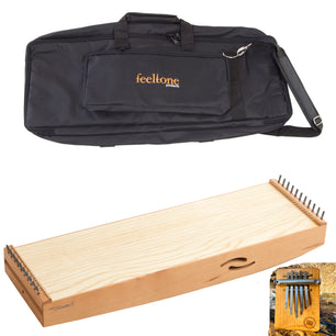 feeltone - Monolini monochord, Therapy monochord and Body monochord small, lightweight  and versatile with Travel bag and a matching b5 Kalimba   | We Play Well Together