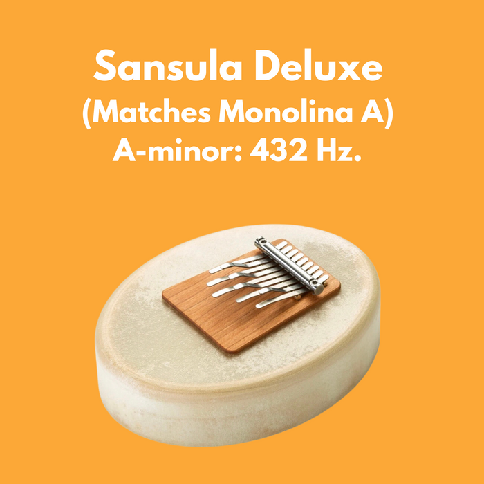 Sansula's tuned to match the feeltone monolina's in 440 Hz | Weplaywelltogether