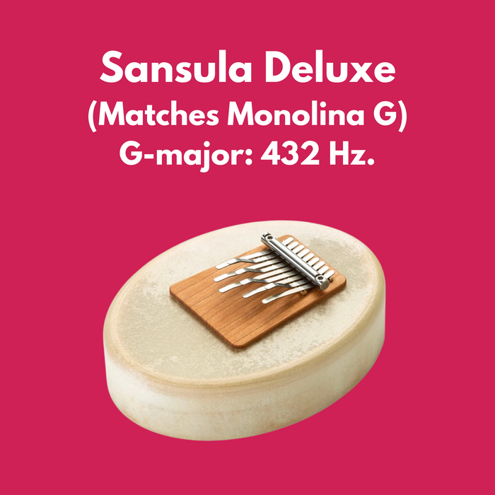 Sansula's tuned to match the feeltone monolina's in 440 Hz | Weplaywelltogether
