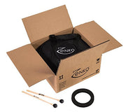 Metal Sounds - Ionian Zenko Drum , handpan made out of stainless steel  comes with bag, travel case, support ring and sticks | WePlayWellTogether