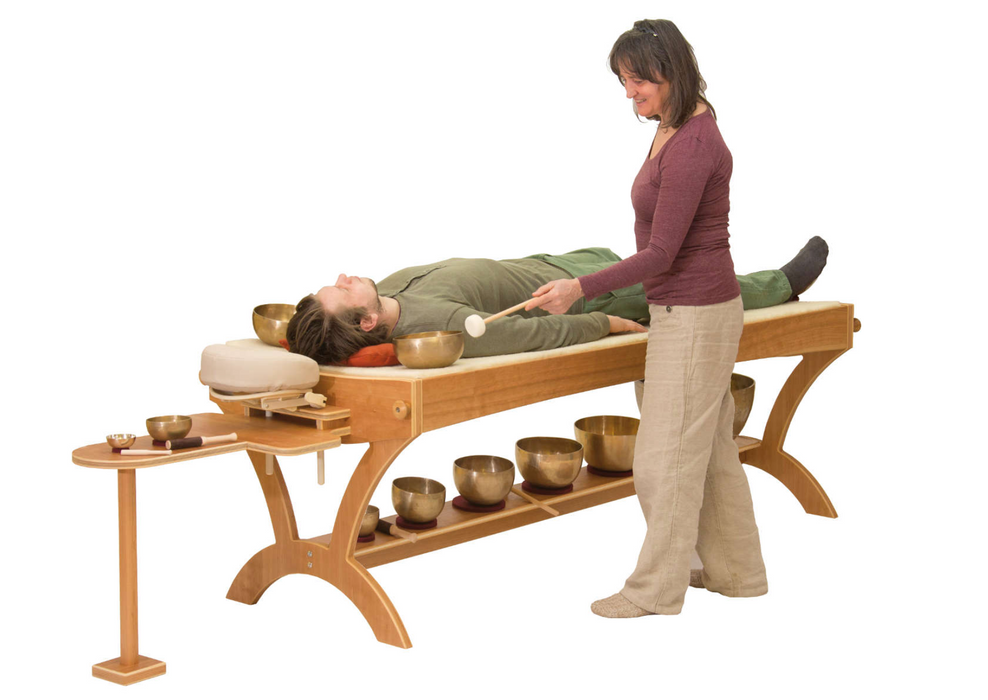 feeltone monochord table, 60 string monochord bed for therapy