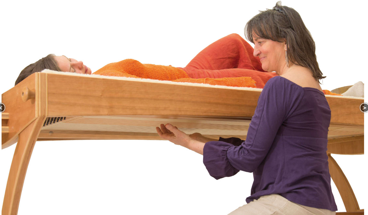 feeltone monochord table, 60 string monochord bed for therapy