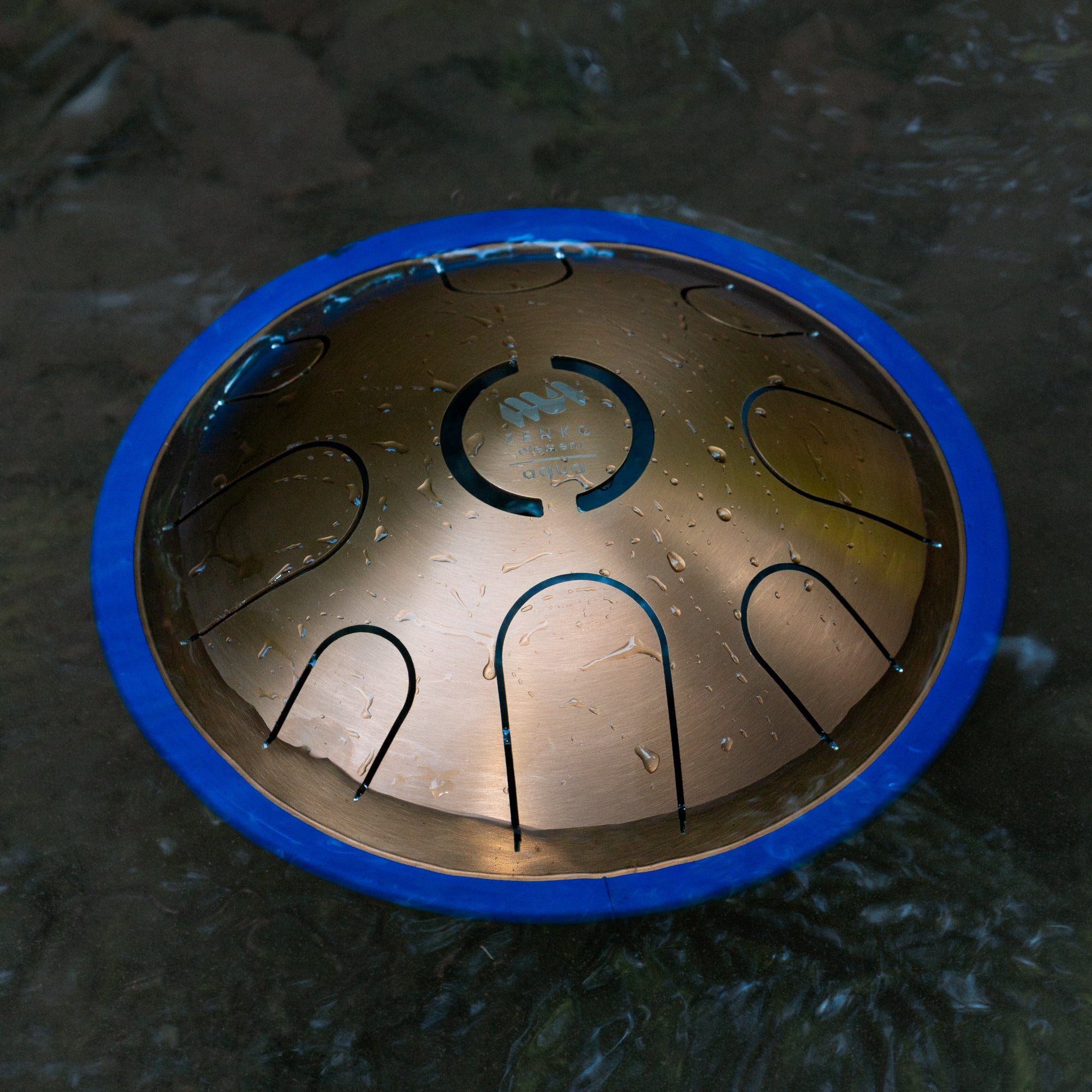 Zenko Element Metal Tongue Drum: Aqua (D-minor