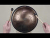 Metal Sounds - combo, Zenko Drum , handpan made out of stainless steel  comes with bag, travel case, support ring and sticks | WePlayWellTogether