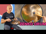 Metal sounds Ionian Aminor tuned stainless steel tongue drum handpan | WePlayWellTogether