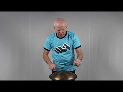 Metal sounds Ionian Aminor tuned stainless steel tongue drum handpan | WePlayWellTogether