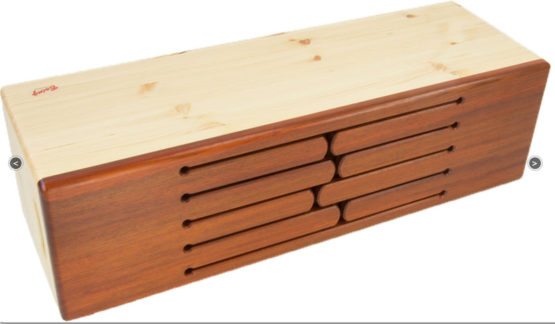 feeltone extra large padouk wood Tonguedrum great sound and can be flipped over so you can lay on the  drum while it is played | We Play Well Together